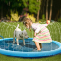 67" Water Fun Kids Sprinkler Splash Play Mat Pet Sprinkler Pad For Dogs Cats Kids